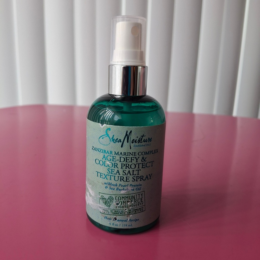 SheaMoisture Zanzibar Marine Complex Sea Salt Texture Spray 4 oz Color Protect